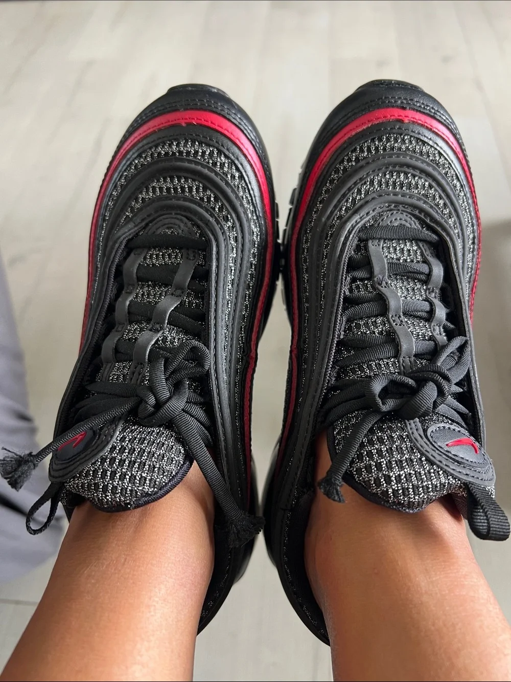 Nike Air Max 97 Black and Red Accents